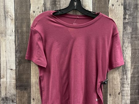 Athletic Top Short Sleeve By Nike In Pink, Size: Xs Cheap