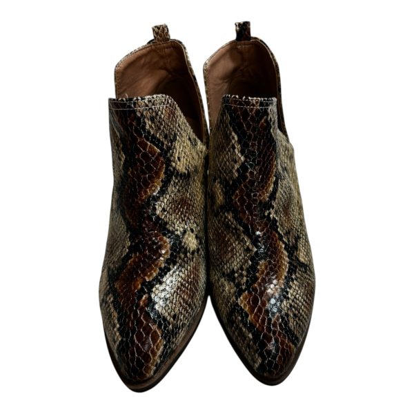 Boots Ankle Heels By Cl By Chinese Laundry In Snakeskin Print, Size: 7 Sale