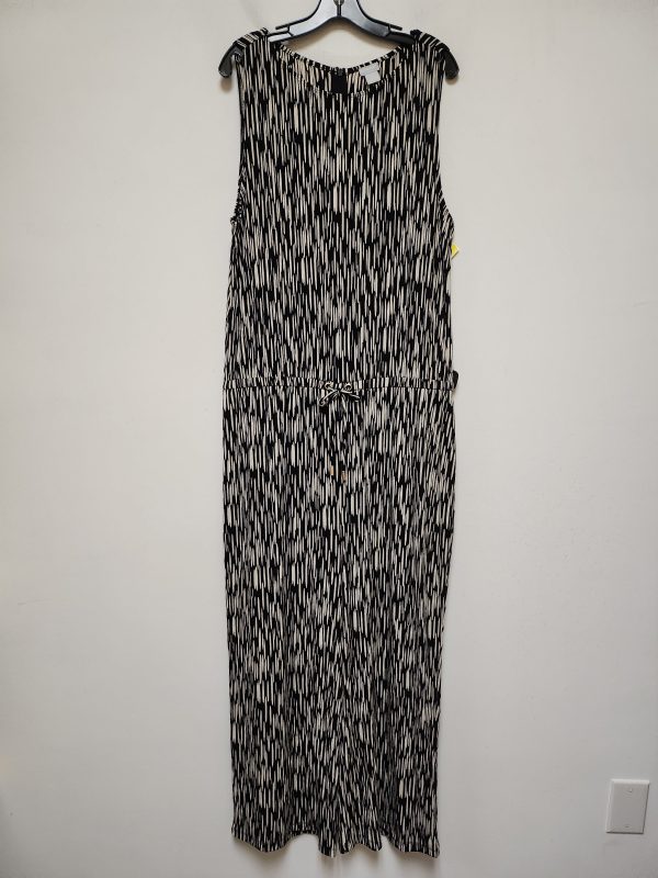 Jumpsuit By Chicos In Black & Tan, Size: Xl Hot on Sale