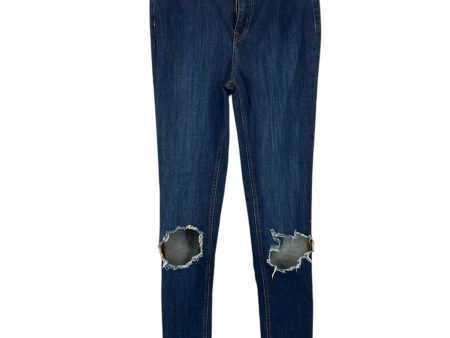 Jeans Skinny By Free People In Blue Denim Online Hot Sale