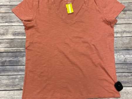 Top Short Sleeve By Universal Thread In Orange, Size: L Supply