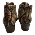 Boots Ankle Heels By Cl By Chinese Laundry In Snakeskin Print, Size: 7 Sale