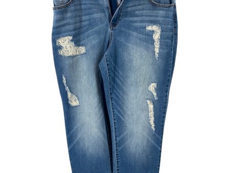 Jeans Cropped By Chicos In Blue Denim Sale