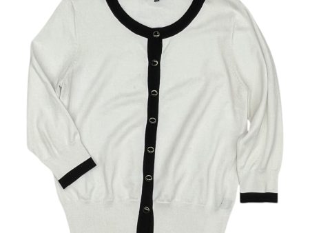 Sweater Cardigan By Premise In White, Size:L For Sale