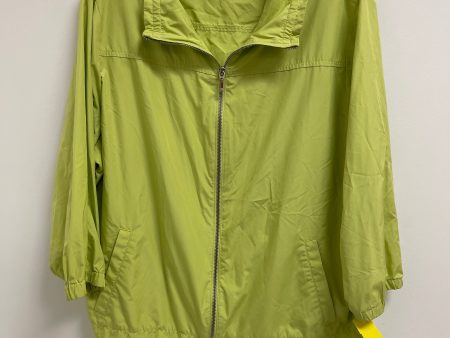 Athletic Jacket By Chicos In Green, Size: Xl For Sale