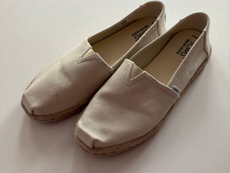 Shoes Flats By Toms In Cream, Size: 8 Online now