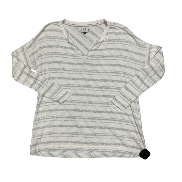 Top Long Sleeve By Cabi In Grey, Size: Xs Online