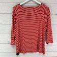 Top Long Sleeve Basic By Talbots In Red, Size: 1x on Sale