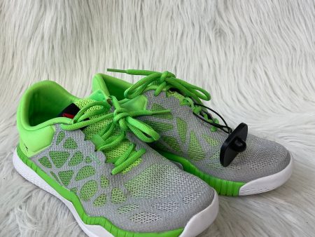 Shoes Athletic By Reebok In Green & Grey, Size: 7 For Sale