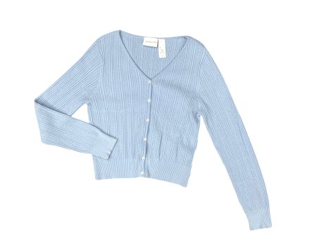 Cardigan By Liz Claiborne In Blue, Size: L Hot on Sale