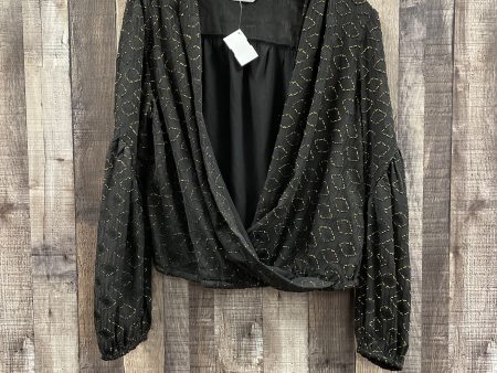 Top Long Sleeve By Amanda Uprichard In Black, Size: L Online Sale