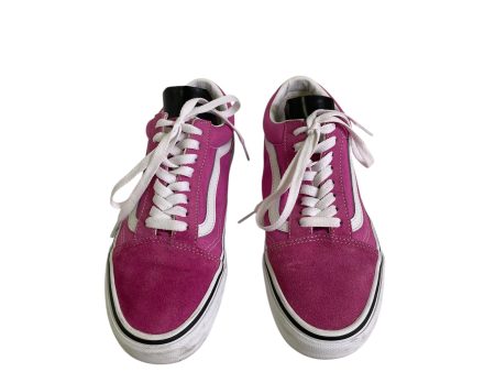 Shoes Flats By Vans In Pink, Size:7 For Sale