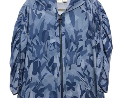 Athletic Jacket By Chicos In Blue, Size: M Discount