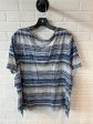 Top Short Sleeve By Chicos In Blue & Yellow, Size: Xl Sale