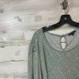 Top 3 4 Sleeve By Adrianna Papell In Green, Size: 3x Sale