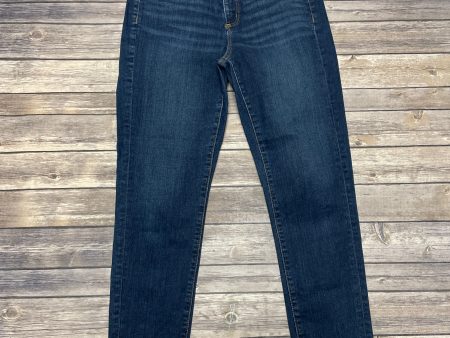 Jeans Skinny By Loft In Blue Denim, Size: 8 Sale