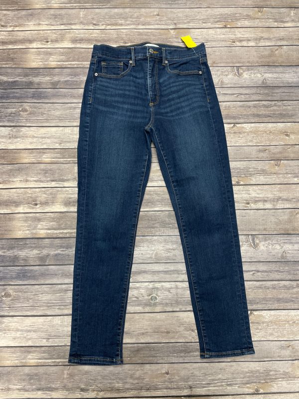 Jeans Skinny By Loft In Blue Denim, Size: 8 Sale