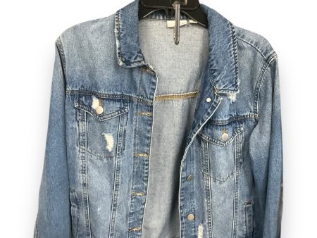 Jacket Denim By Bp In Blue Denim, Size: S Discount