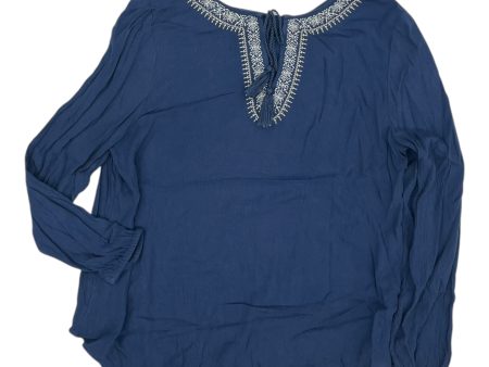 Top Ls By Gap In Blue, Size:L Fashion