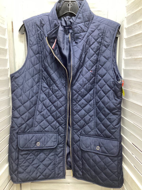 Vest Puffer & Quilted By Tommy Hilfiger In Navy, Size: L Hot on Sale