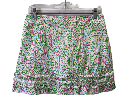 Skort Designer By Lilly Pulitzer In Green, Size: Xs Online Sale