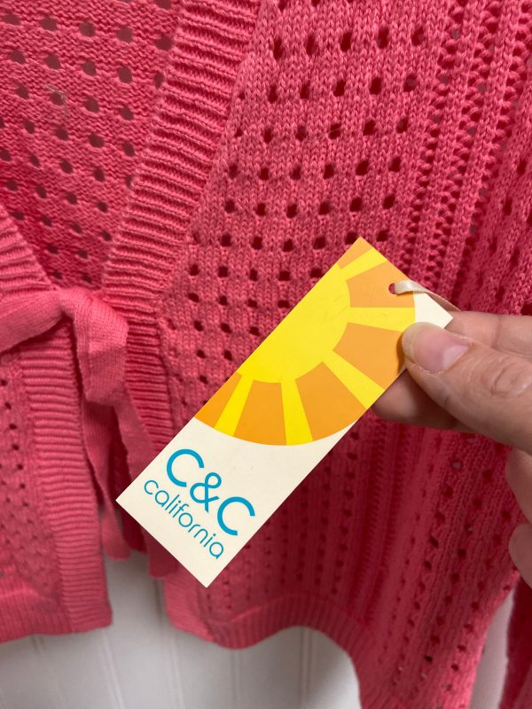 Cardigan By C And C In Pink, Size: M Online Sale