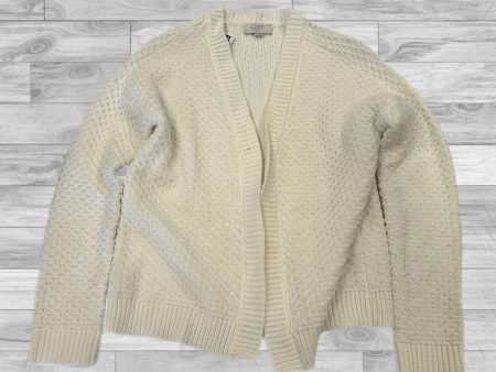 Sweater Cardigan By Loft In Cream, Size: Xsp Discount