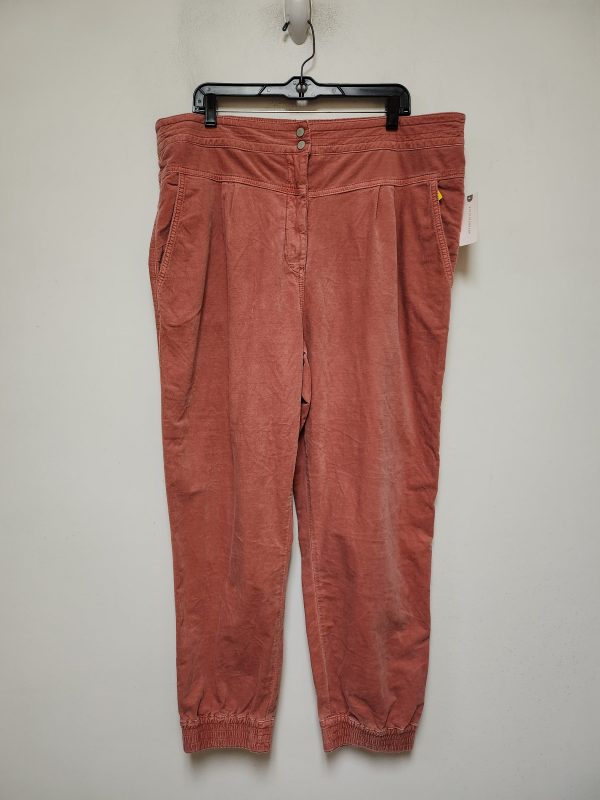 Pants Joggers By Anthropologie In Pink, Size: 16 Online Hot Sale