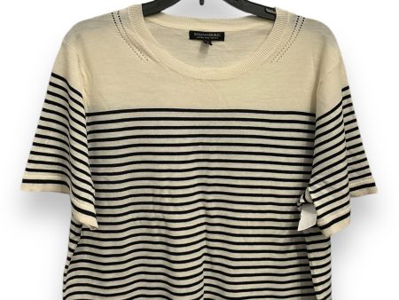 Top Short Sleeve By Banana Republic In Striped Pattern, Size: Xl Hot on Sale