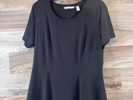 Top Short Sleeve Basic By Isaac Mizrahi Live Qvc In Black, Size: M For Sale