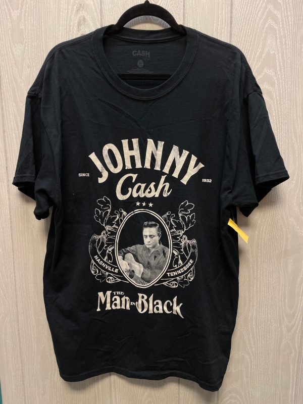 Top Short Sleeve By Cash In Black, Size: Xl Supply