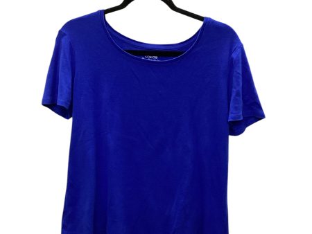 Top Short Sleeve By Chicos In Blue, Size: L Supply