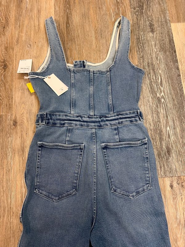 Jumpsuit By Good American In Blue Denim, Size:L Hot on Sale