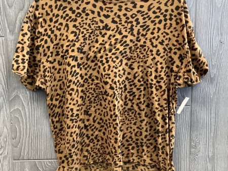 Top Short Sleeve By We The Free In Animal Print, Size: Xs For Cheap