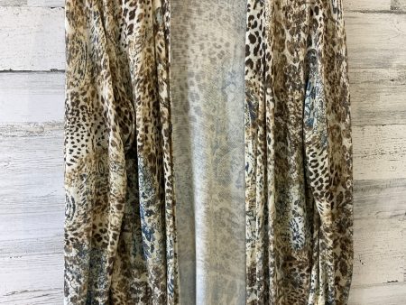 Sweater Cardigan By Chicos In Animal Print, Size: Xl Online Hot Sale