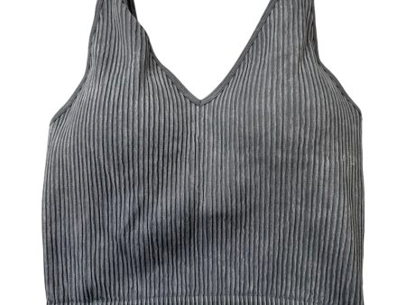 Athletic Bra By 90 Degrees By Reflex In Grey, Size: M Online now