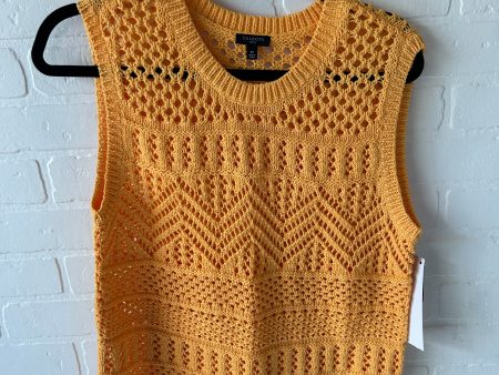 Vest Sweater By Talbots In Orange, Size: Mp Discount