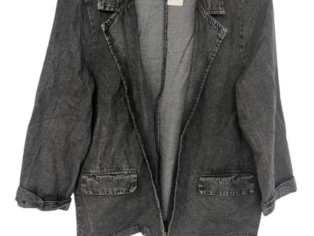 Blazer By Bibi In Black Denim, Size: M Cheap