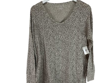 Top Long Sleeve By American Eagle In Animal Print, Size: S Supply