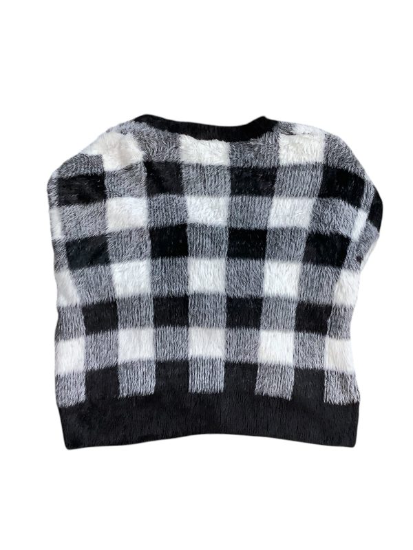 Cardigan By Cloth & Stone In Black & White, Size: M For Sale