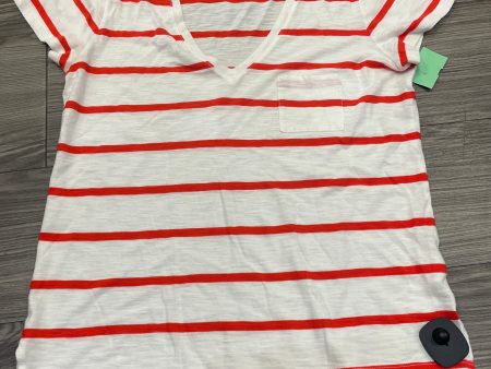 Top Short Sleeve Basic By Madewell In Striped Pattern, Size: S Online now