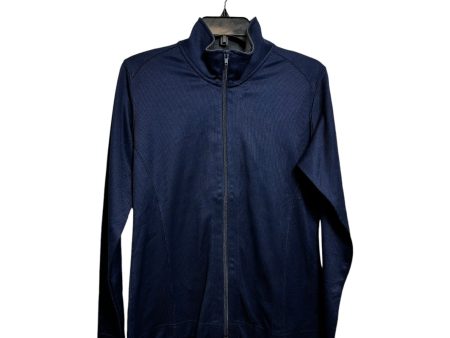 Athletic Jacket By Cme In Navy, Size: M Discount