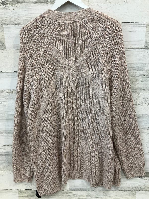 Sweater Cardigan By Retrology In Brown & Purple, Size: 3x For Sale