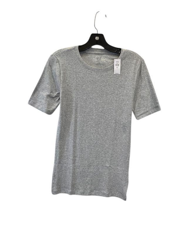 Top Short Sleeve Basic By Gap In Grey, Size: S Cheap