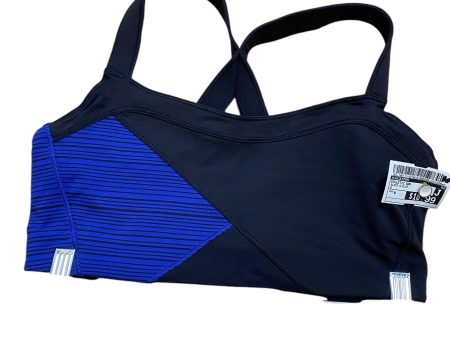 Athletic Bra By Lululemon In Black & Blue, Size: 8 Supply