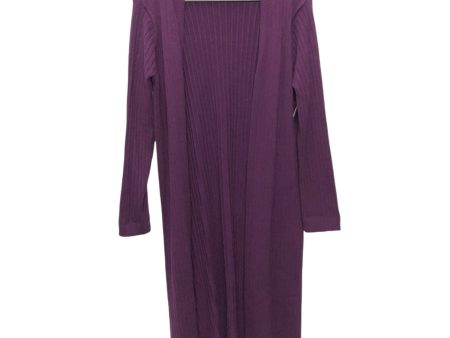 Sweater Cardigan By Clothes Mentor In Purple, Size: Xl Online Sale