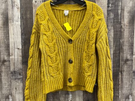 Sweater Cardigan By A New Day In Yellow, Size: Xs on Sale