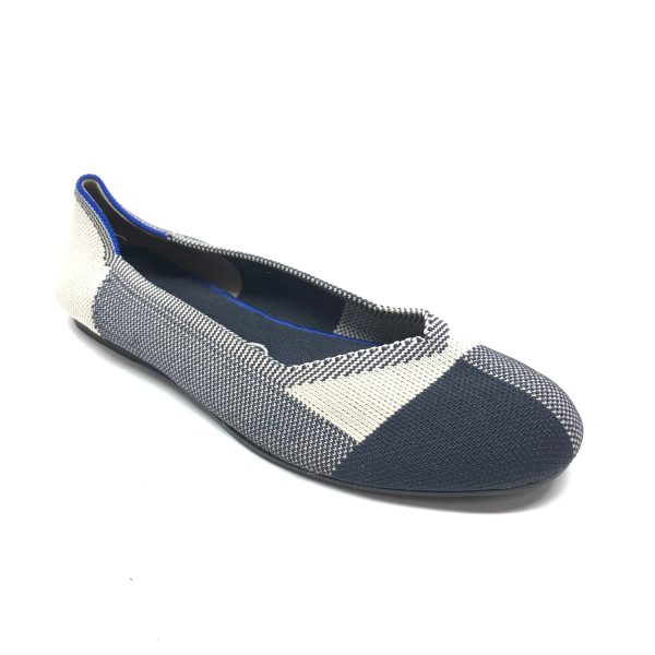 Shoes Flats By Rothys In Blue & Grey, Size: 8.5 Fashion