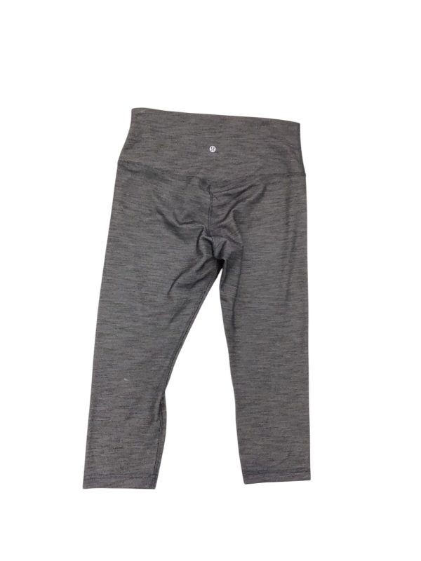 Athletic Leggings Capris By Lululemon In Grey, Size: 12 on Sale