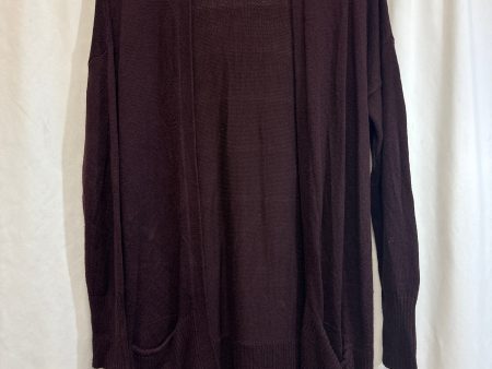 Sweater Cardigan By Loft In Purple, Size: M Hot on Sale